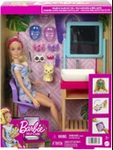 Barbie Wellness Işıltı Dolu Spa Günü Oyun Seti HCM82 - 6