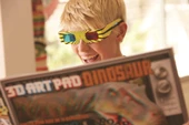 3D Art Pad Dınosaur / 3D Dinozor Gözlüklü Kitap Poster Boyama - 2