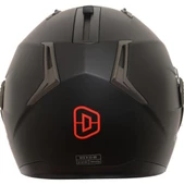Beon B700 Full Face Çene Açılır Güneş Vizörlü Motosiklet Kaskı XL Beden Siyah - 2