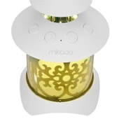 Mikado MD-20BT Beyaz Dekoratif 5W 1200mAh BT-LED Işıklı Bluetooth Hoparlör - 2