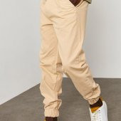 Krem Beli&Paçası Lastikli Pantolon 1YXE5-45104-22 - 1