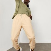 Krem Beli&Paçası Lastikli Pantolon 1YXE5-45104-22 - 4