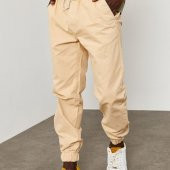 Krem Beli&Paçası Lastikli Pantolon 1YXE5-45104-22 - 6