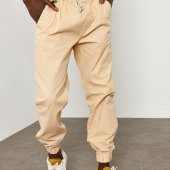 Krem Beli&Paçası Lastikli Pantolon 1YXE5-45104-22 - 7