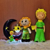 Küçük Prens Işıklı Biblo Küçük Prens Büyük Biblo ve Amigurumi - 1