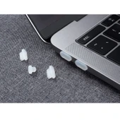 USB-C ve 3.5mm Jack Toz Tıkacı Seti – Telefon Tablet Laptop Port Koruyucu Silikon Kapak 5li Set thumbnail 5