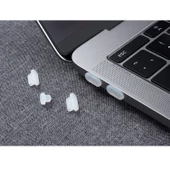 Macbook Air-Pro Type-C'li Modeller Toz Önleyici Tıpa Koruma Seti Tablet Telefon Kulaklık ile Uyumlu - 3