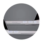 Macbook Air-Pro Type-C'li Modeller Toz Önleyici Tıpa Koruma Seti Tablet Telefon Kulaklık ile Uyumlu - 5