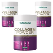 Collagen Powder, Kolajen, Glutatyon & Hyaluronik Asit & C Vitamini İçeren Takviye Edici Gıda (3 Adet) thumbnail 1
