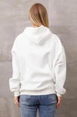 BAYAN KAPÜŞONLU FERMUARLI SWEAT - 6