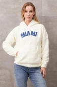 BAYAN KAPÜŞONLU SWEAT PELUŞ - 1