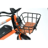 Alba Cargo S elektrikli bisiklet 36V 19.2Ah 26 Jant hidrolik disk fren 1X7 Vites Renk:turuncu - 2