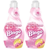 Bingo Soft Çamaşır Yumuşatıcı Konsantre 1440ML Manolya Bahçesi (2 Li Set) - 1