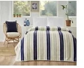 Özdilek Prime Tek Kişilik Battaniye (155x215)-Marine Line Bej - 1