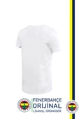 Fenerbahçe Orijinal Palamut Logo Sıfır Yaka Çocuk T-Shirt Spor Bileklik Hediyelik Set Ahşap Kutulu - 5