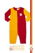 Galatasaray Orijinal Lisanslı Uzun Kol Bebek Tulum Aslan Baskılı Ahşap Kutulu - 2