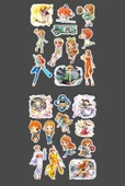 Nami - one piece 2 Li sticker etiket seti Anime çıkartmaları Etiket Kağıdı - 4