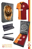 Galatasaray Orijinal Lisanslı 24/25 Parçalı Forma Premium Uçlu Kalem Set Aslan Baskılı Ahşap Kutulu - 1