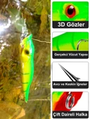 Eagenset Popper Yapay Yem 9 cm, 12  gram Maket Balık, Suni Yem, 1 Adet Model:1 - 9