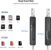 USB Type-c Sd Kart Dönüştürücü Usb To Sd/micro Sd Kart Okuyucu Çevirici Adaptör - 3