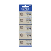 SUPEX Pil Düğme 1216 3V 5Li Paket - 1