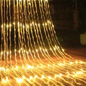 YILBAŞI IŞIĞI AKAN LED IŞIK 10 DAL 180 LED MODLU 3.20X2.60 METRE AKAR LED ŞELALE GÜN IŞIĞI LED IŞIK thumbnail 1