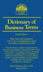 Barrons Dıctıonary Of Busıness Terms - 1