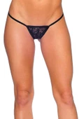 Leyna Siyah Dantelli Tanga TM1164 - 3