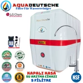 AQUA DEUTSCHE PREMIUM BEYAZ KIRMIZI POMPALI 8 LİTRE 5 FİLTRE 10 AŞAMA SU ARITMA CİHAZI thumbnail 1