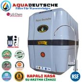 AQUA DEUTSCHE PREMIUM GRİ SİYAH POMPALI 8 LİTRE 5 FİLTRE 10 AŞAMA SU ARITMA CİHAZI thumbnail 1