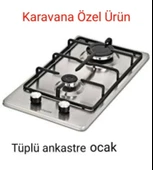 EMİNÇELİK EC-AH 41220 LG LPG TÜPLÜ ANKASTRE GÖMMELİ İNOX ÇELİK OCAK (KARAVAN VE BAHCELERE) SANCAK ALİMER - 1