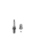 Bosch Bosch Opel Corsa Astra 2 Tırnak 4'lü Buji Seti 0242229654 Uyumlu - 1