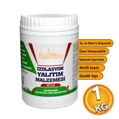 İzolasyon Yalıtım Malzemesi 1 Kg Beyaz Renk Su Sızdırmaz Elastik Boyanabilir Rutubet Nem Yalıtımı - 1