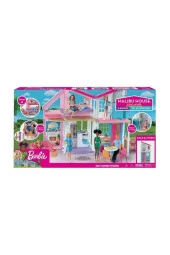 Barbie'nin Malibu Evi, Dönüşüm Özellikli, 25'ten Fazla Parçalı ve 2 Katlı Bebek Evi thumbnail 4