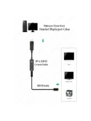 Mini Dısplayport'tan Hdmı'ya 4K Destekli Aktif Çevirici Dönüştürücü Adaptör Kablo Mini DP to Hdmi - 5