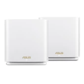 ASUS ZenWiFi XT8 Beyaz, Ikili Paket Kablosuz Mesh Sistemi AX6600 WiFi6 Tri-Band AiProtection Pro AiMesh - 1