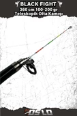 Oslo Black Fight 360 cm 100-200 gr Teleskopik Olta Kamışı thumbnail 4