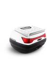 Wogen 52 Litre Motosiklet Topcase Arka Çanta Beyaz MOTOSİKLET ARKA ÇANTA ÜST BAGAJ BASİC - 1