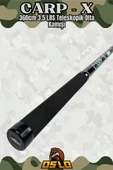 Oslo Carp-X 360cm 3.5 LBS Teleskopik Olta Kamışı thumbnail 2