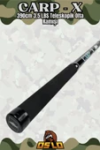 Oslo Carp-X 390cm 3.5 LBS Teleskopik Olta Kamışı thumbnail 2