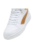 Puma Rebound v6 Metallic Dream 397474 01 Kadın Sneaker Ayakkabı Beyaz Altın 36-40 - 6