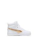 Puma Rebound v6 Metallic Dream 397474 01 Kadın Sneaker Ayakkabı Beyaz Altın 36-40 - 2
