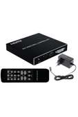 2x2 Video Wall Controller Duvar Ekran Genişletici 1 Giriş 4 Çıkış Ekran Bölme Birleştirme - 1