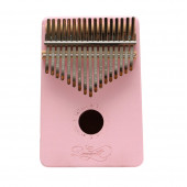 Kalimba Full Set -Hediye Paketi - Stand- Sarkı Notalar Bebek Pembesi - 3
