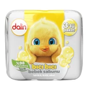 Dalin Bıcı Bıcı Bebek Sabunu 3 x 75 gr - 1