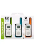 Motorola Talkabout T42 Pmr Telsiz 3'lü - 1