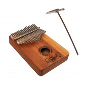 Kalimba Full Set -Hediye Paketi - Stand- Sarkı Notalar Maun - 1