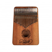 Kalimba Full Set -Hediye Paketi - Stand- Sarkı Notalar Maun - 2