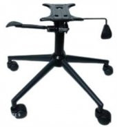 Konik Metal Ayak Çift Kollu Mekanizma Siyah Renk thumbnail 1