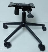 Konik Metal Ayak Çift Kollu Mekanizma Siyah Renk thumbnail 4